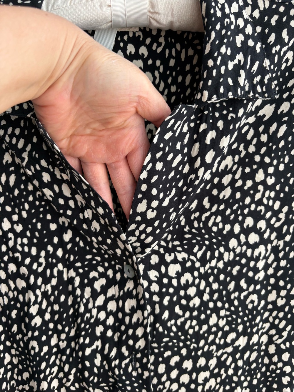 KUSH short sleeve button down shirt or shirtdress - Picture 2 of 6